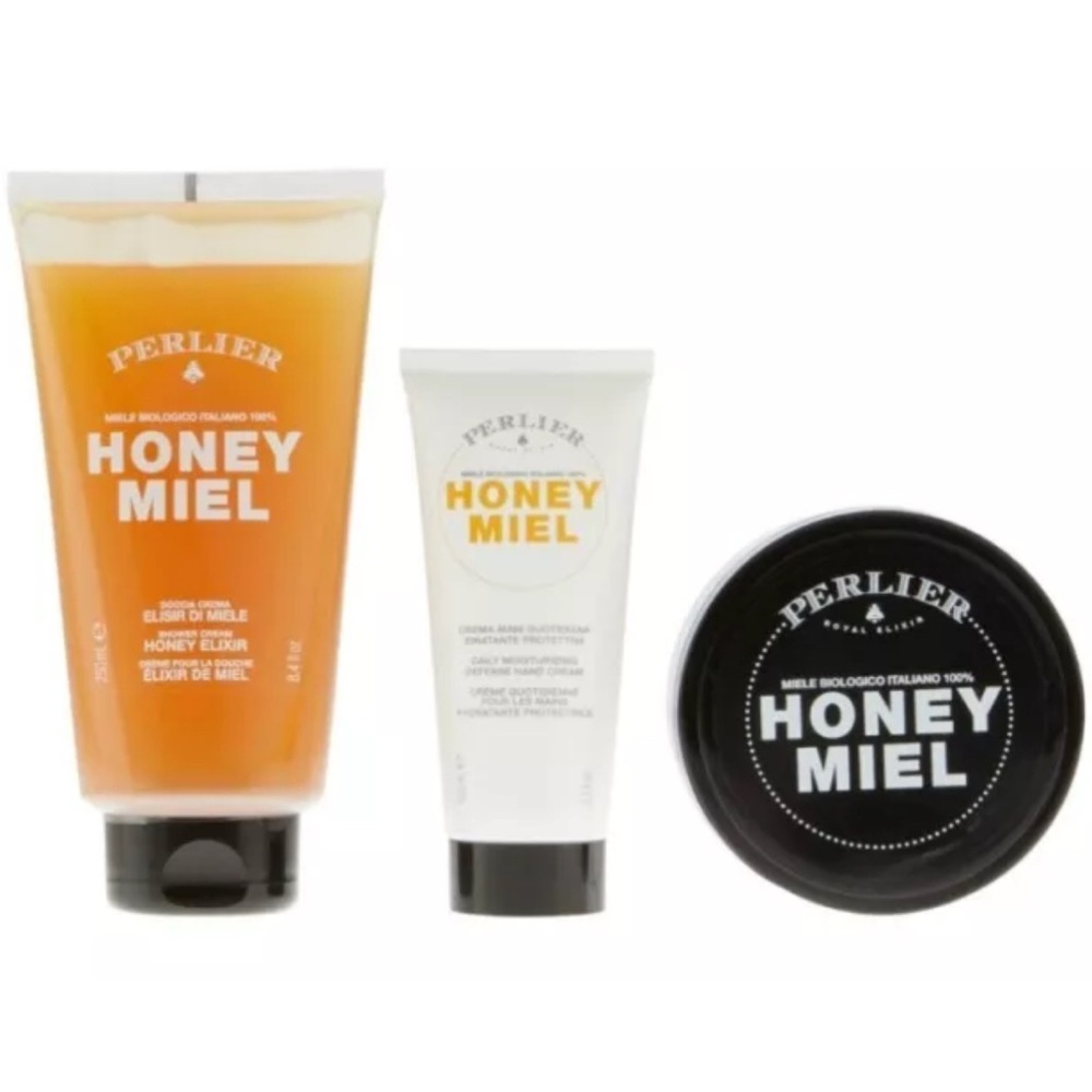 Perlier Honey Miel 3-piece Bath and Body Kit